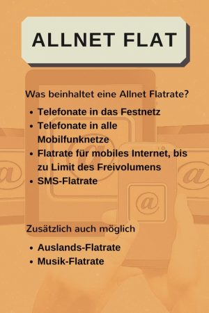 Allnet Flat - Was beinhaltet eine Flatrate für alle Netze?