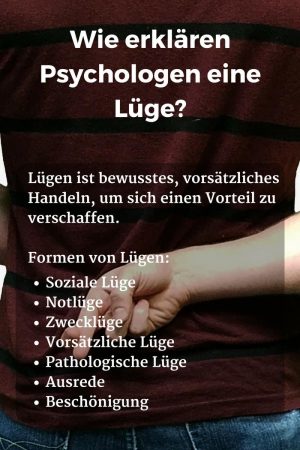 Wie definieren Psychologen eine Lüge?